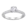 Round White Diamond Bridal Ring