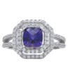 Tanzanite and Diamond ring