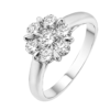 Round White Diamond Fashion Ring