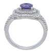 Tanzanite and Diamond ring