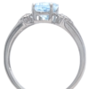 Aqua and Diamond Ring