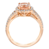 Morganite & Diamond Ring