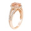 Morganite & Diamond Ring