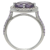 Oval Amethyst & Diamond Ring